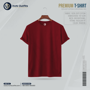Summer Friendly Premium T-shirt (Maroon)